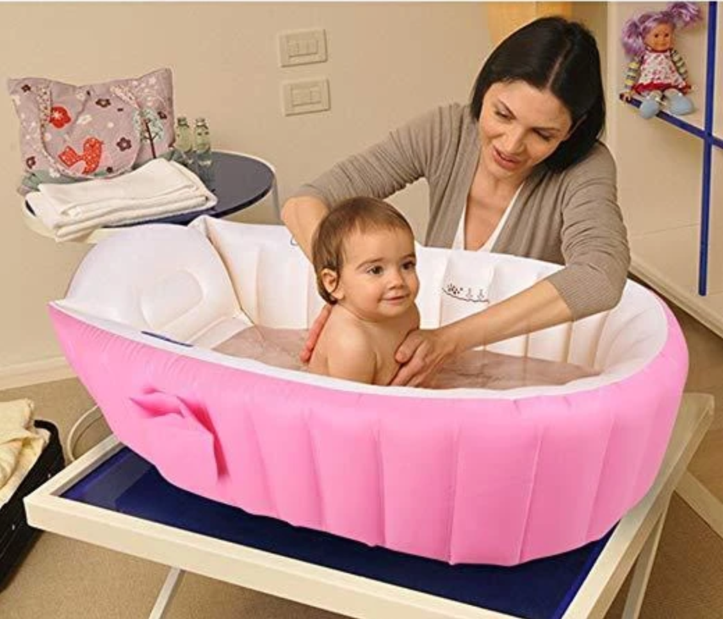 Infant Baby Inflatable Shower Bathtub