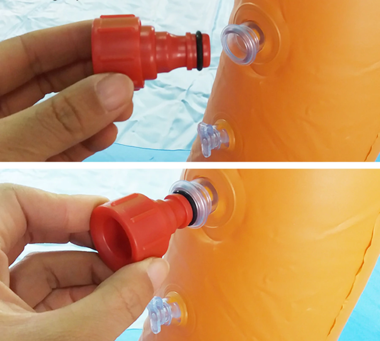 Kids Backyard Inflatable Blow Up Water Slide Pool