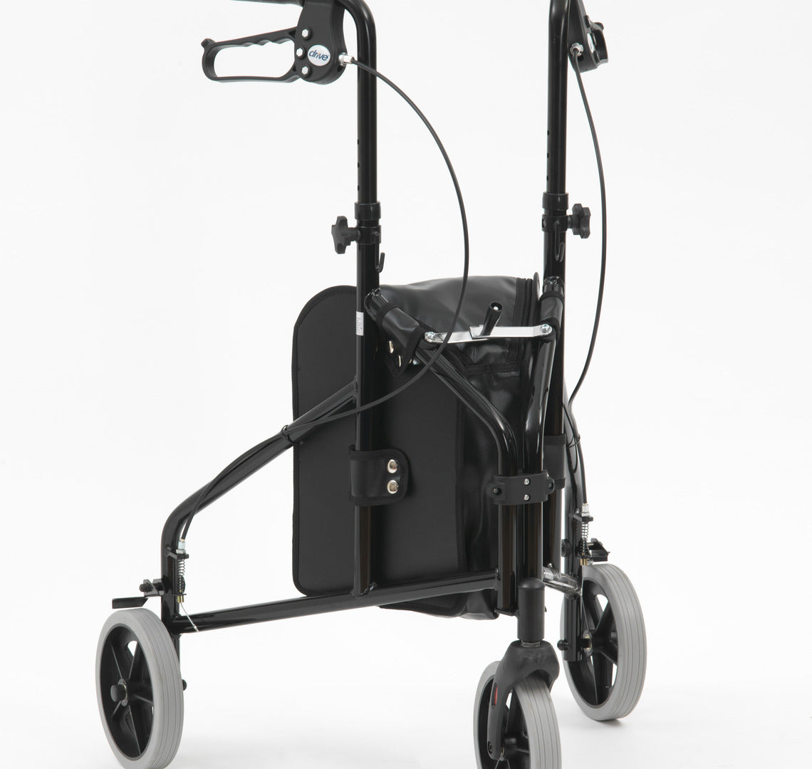 Lightweight Three Wheeled Elderly Senior Rolling Walker