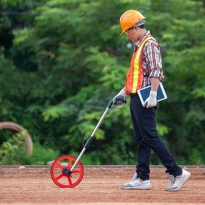 Heavy Duty Digital Rolling Electronic Foldable Measuring Wheel