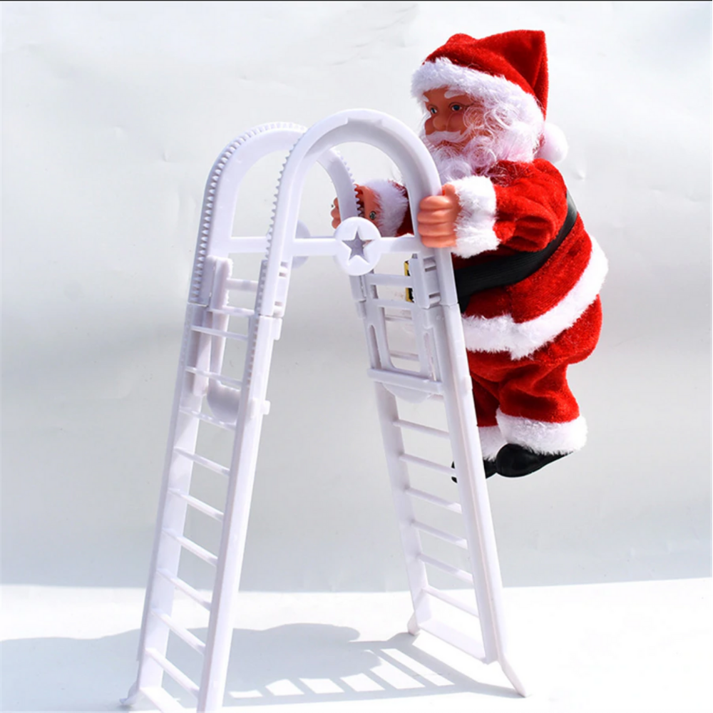 Climbing Santa Ladder Christmas Toy