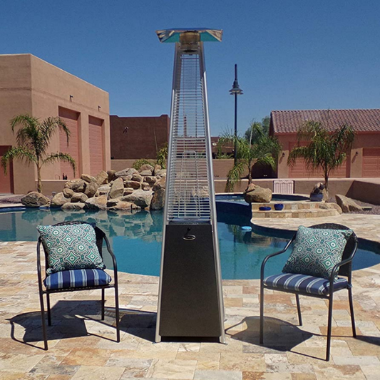 Outdoor Pyramid Propane Gas Patio Heater 40,000 BTU