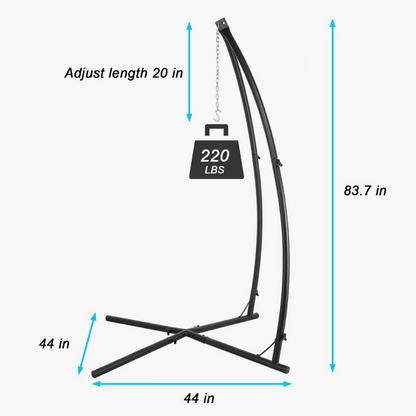 Heavy Duty Hammock Chair Swing C Stand