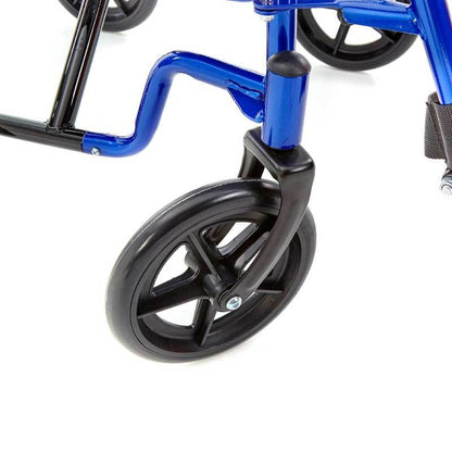 Super Lightweight Portable Folding Transport Wheelchair