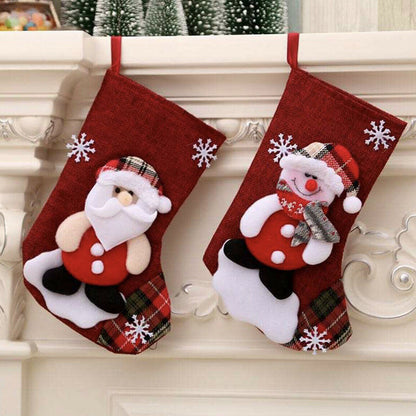 Large Family Christmas Sock Stockings