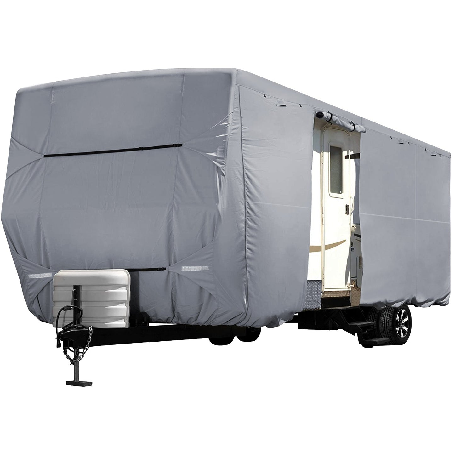 Waterproof RV Travel Trailer Camper Vehicle Storage Motorhome Cover