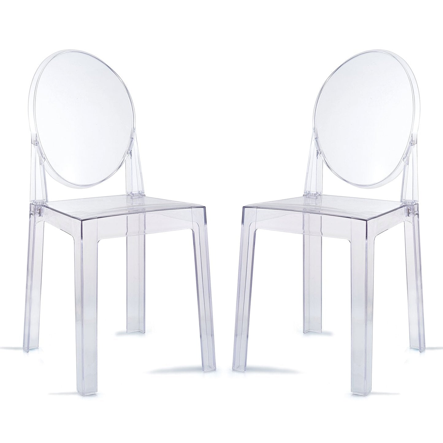 Modern Clear Acrylic Dining Vanity Desk Chair