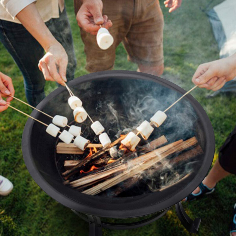 Small Portable Tabletop Fire Pit Bowl 22"