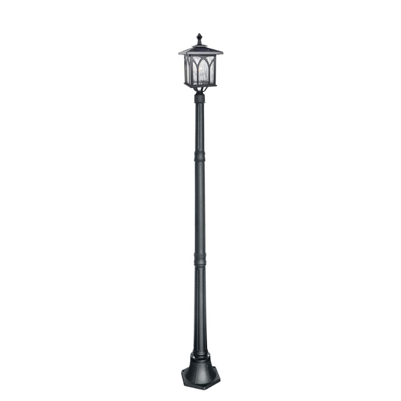 Premium Outdoor Solar Yard Light Lamp Post Fixture