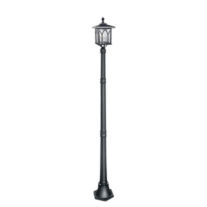 Premium Outdoor Solar Yard Light Lamp Post Fixture