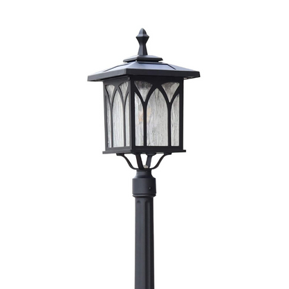 Premium Outdoor Solar Yard Light Lamp Post Fixture