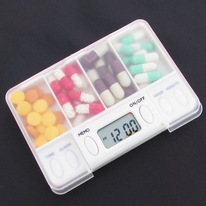 Smart Alarm Small Daily Pill Box Organizer