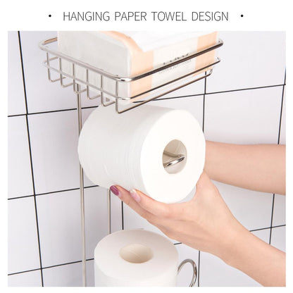 Free Standing Toilet Paper Roll Holder