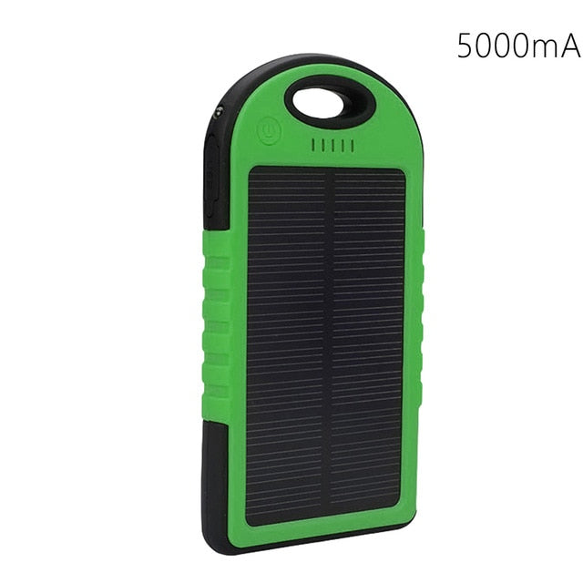 Portable Solar Powered Cell Phone Battery Charger