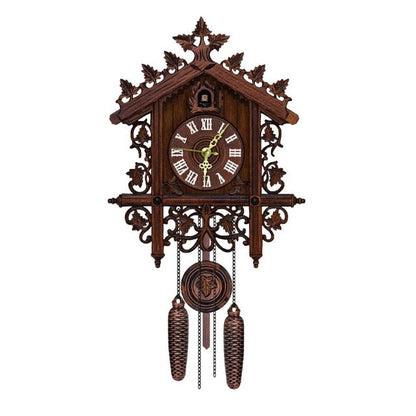 Antique Battery Operated Cuckoo Wall Clock