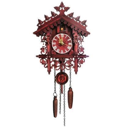 Antique Battery Operated Cuckoo Wall Clock