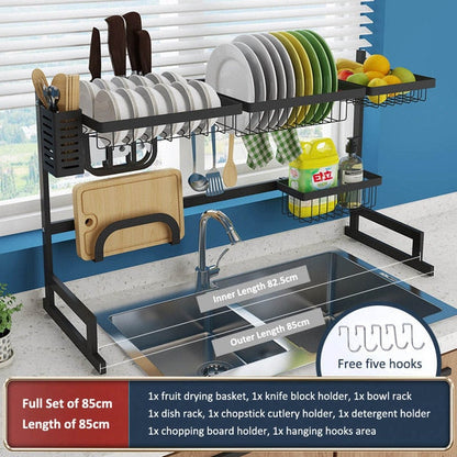 Over Kitchen Sink Dish Drying Rack