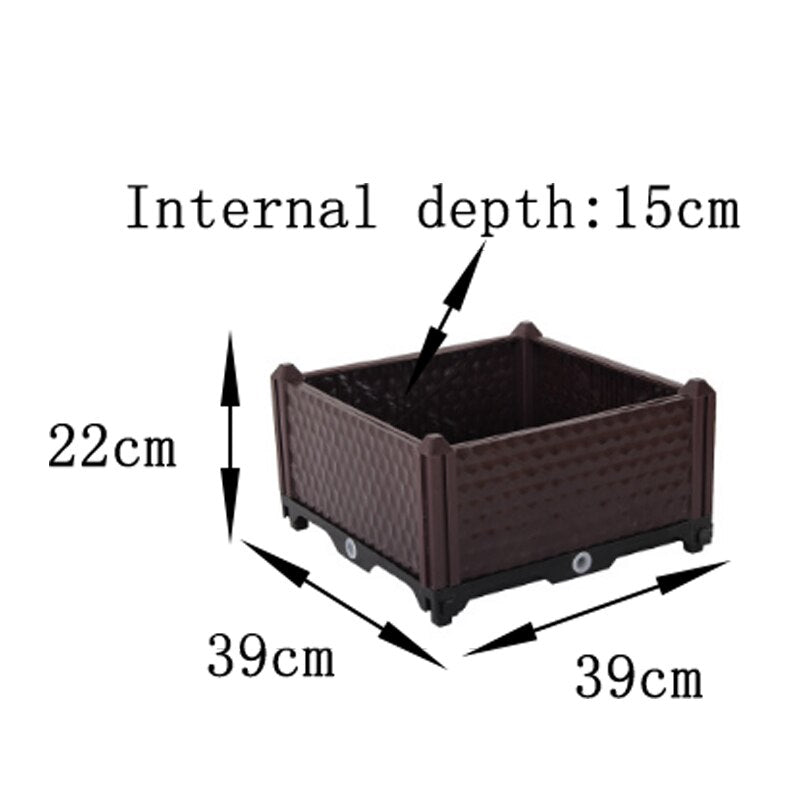 Raised Garden Planter Bed Elevated Box