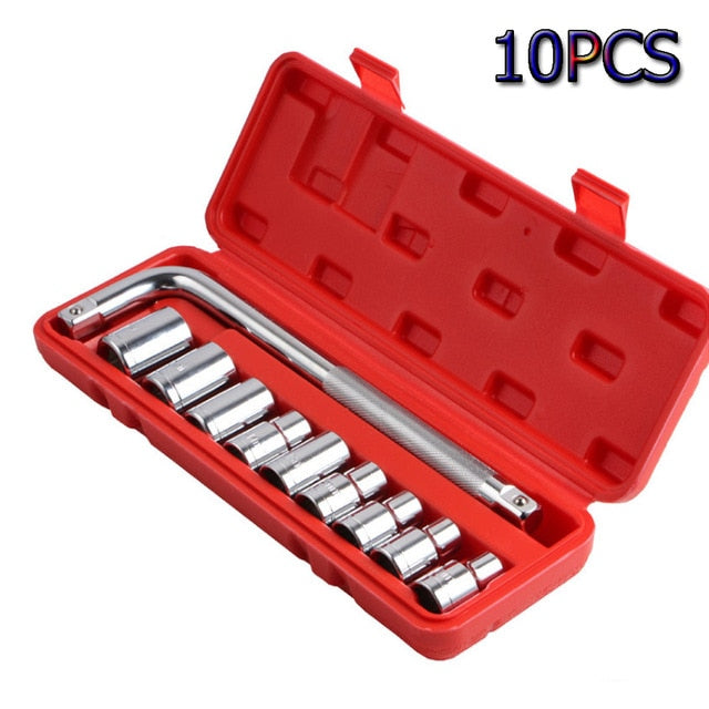 Flex Head Ratcheting Metric Wrench Set