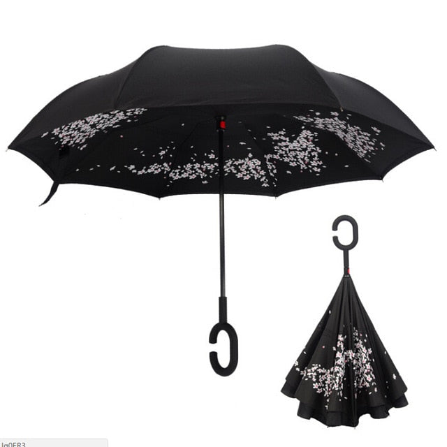 Upside Down Inverted Rain Umbrella