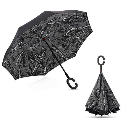 Upside Down Inverted Rain Umbrella