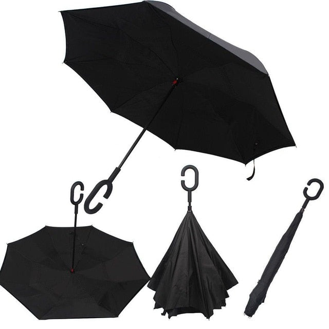 Upside Down Inverted Rain Umbrella