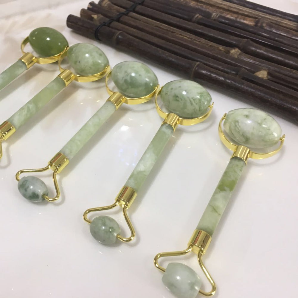 Jade Face Stone Roller Massage Tool