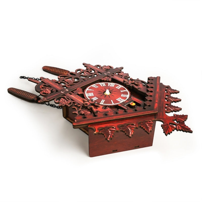 Antique Battery Operated Cuckoo Wall Clock