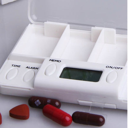 Smart Alarm Small Daily Pill Box Organizer