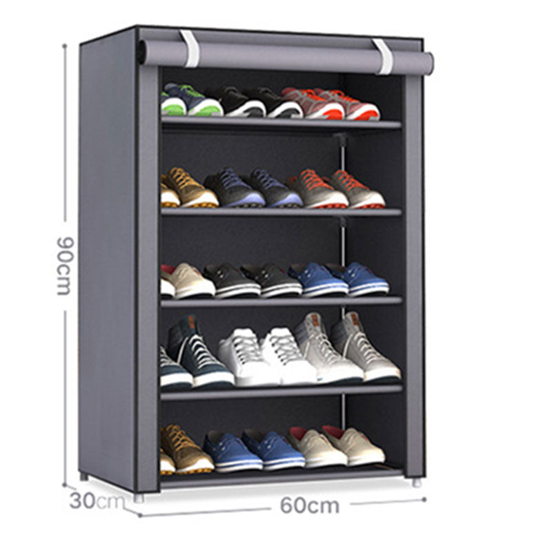 Spacious Shoe Storage Cabinet Organizer Cubby Stackable Rack