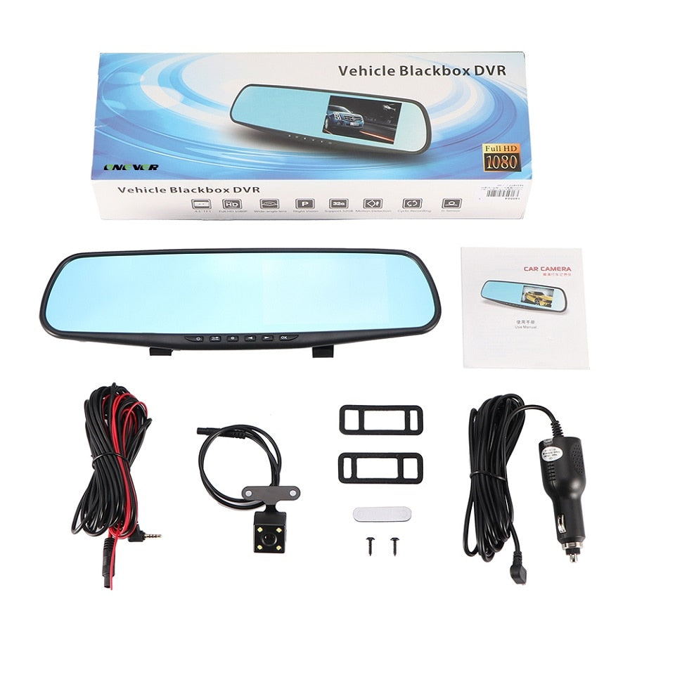 Backup Rearview Mirror Dash Camera For Car