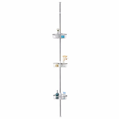 Tension Pole Standing Corner Shower Caddy