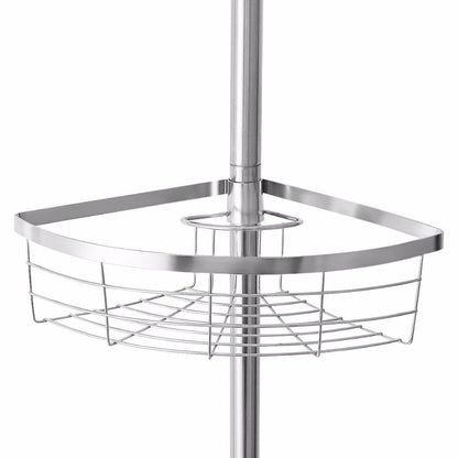 Tension Pole Standing Corner Shower Caddy