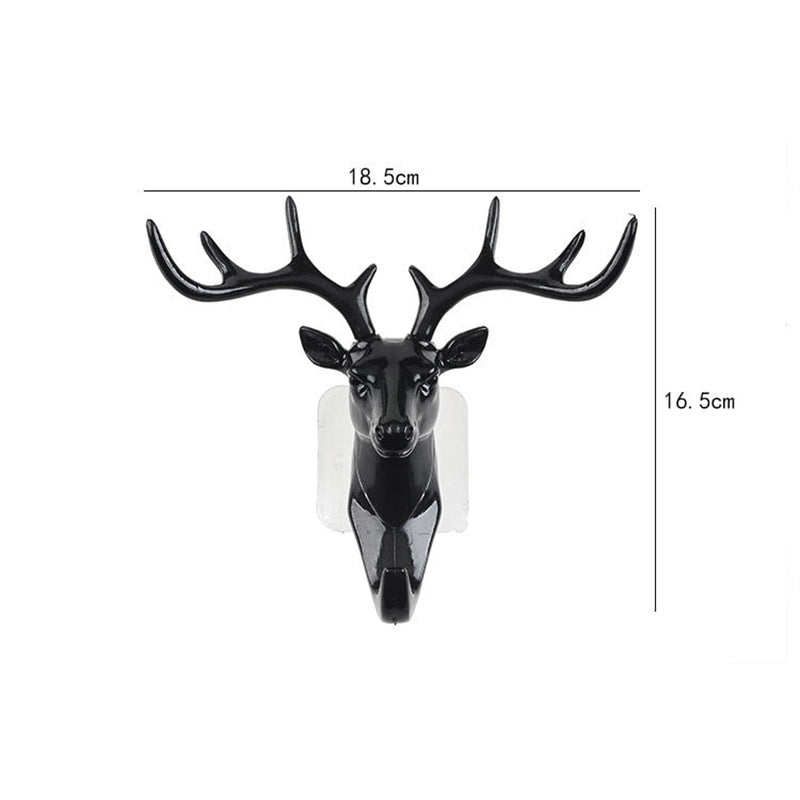 Deer Head Key Holder Hooks For Wall