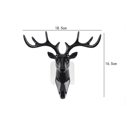 Deer Head Key Holder Hooks For Wall