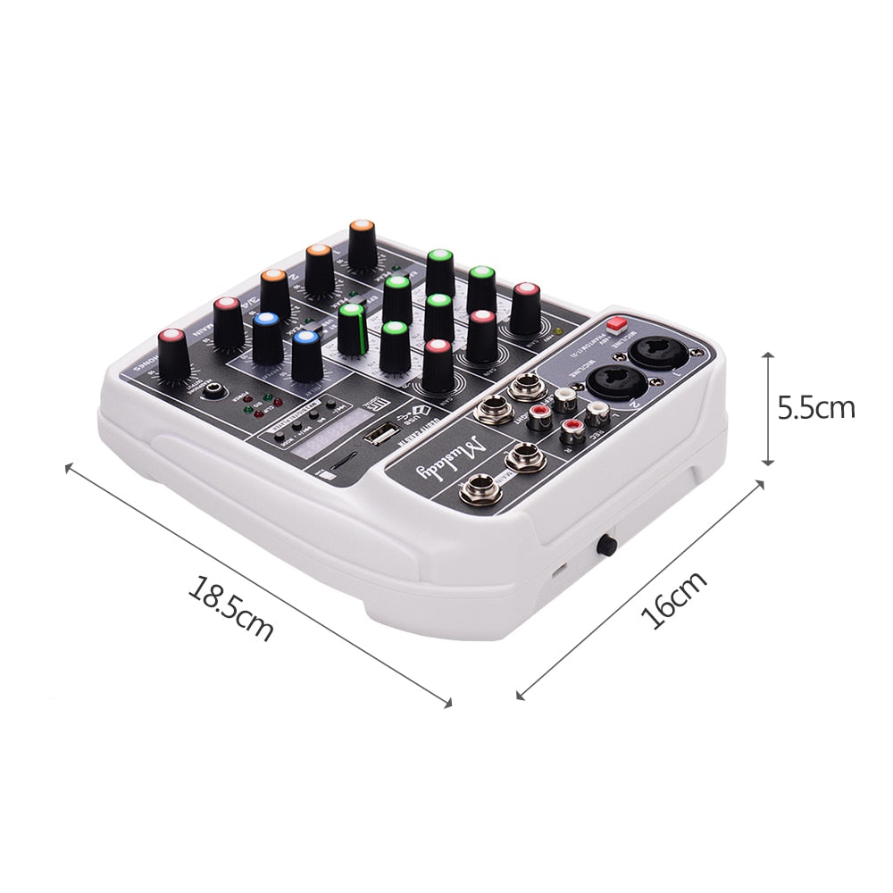 Small Audio Sound Digital USB Mixer 48V