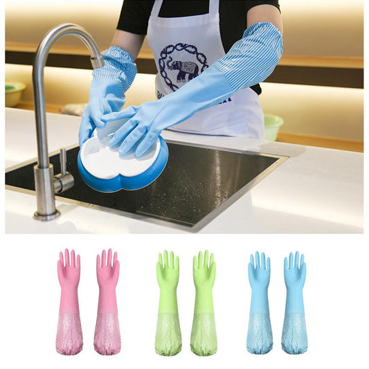 Premium Dishwashing Cleaning Gloves Magic Scrubber