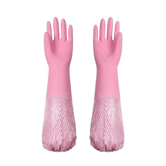 Premium Dishwashing Cleaning Gloves Magic Scrubber