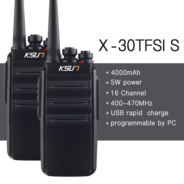 Long Range Waterproof Walkie Talkie Radio 400-470MHz