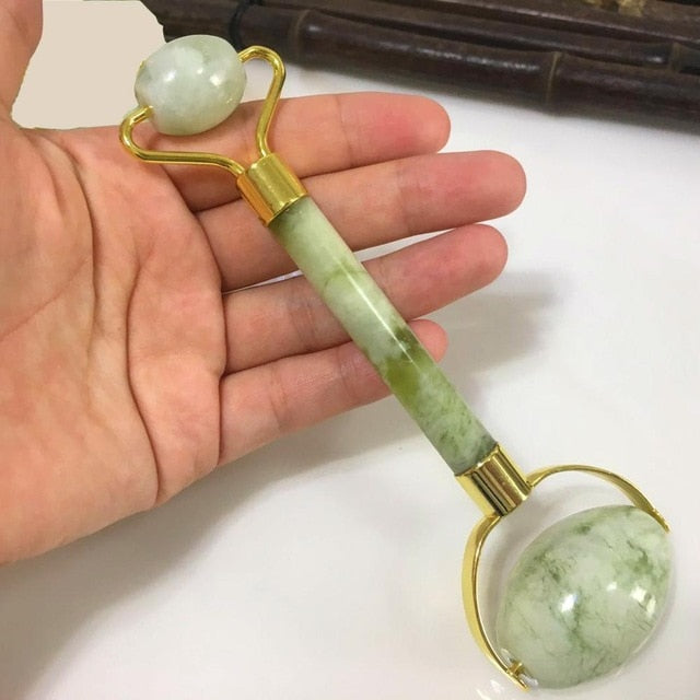 Jade Face Stone Roller Massage Tool