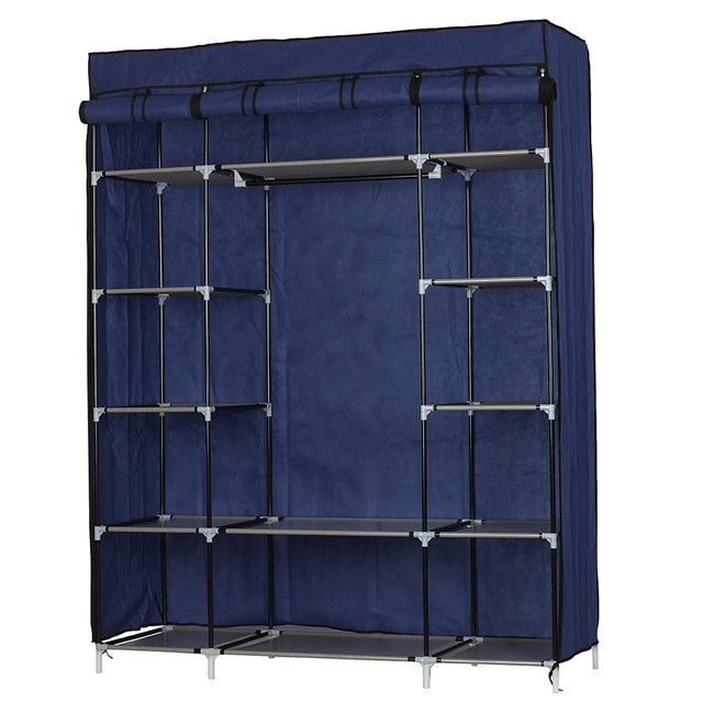 Portable Wardrobe Clothes Closet Heavy Duty Storage Organizer