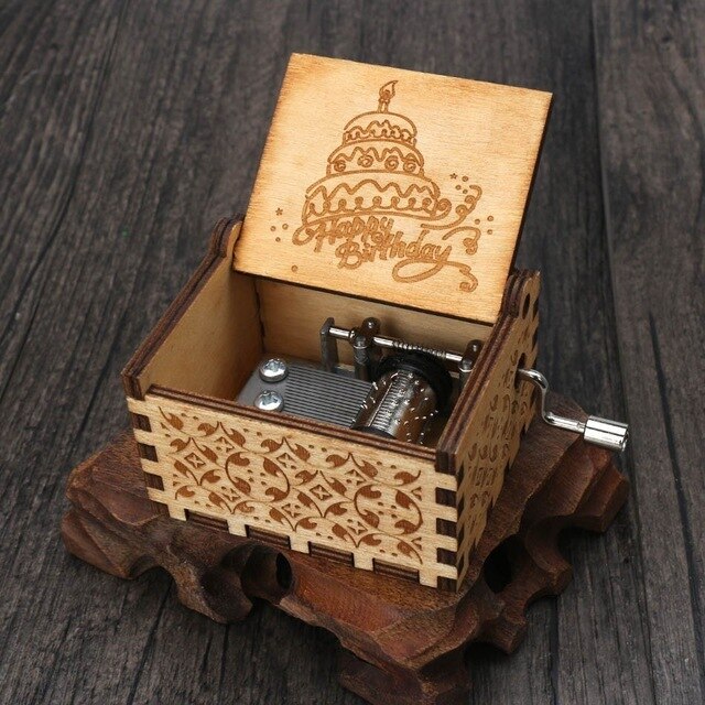 Hand Crank Wind Up Music Box