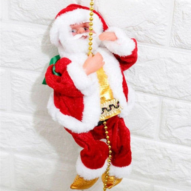 Climbing Santa Ladder Christmas Toy