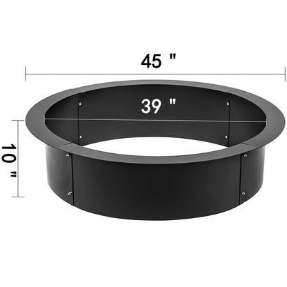 Heavy Duty Steel Fire Pit Liner Ring Insert