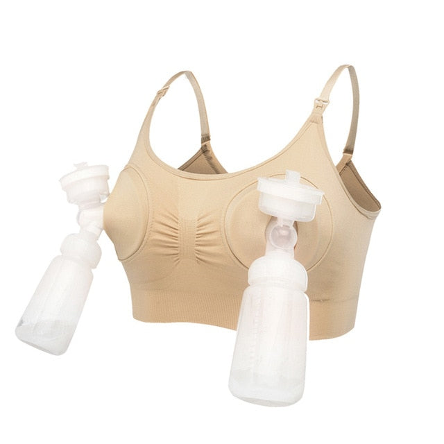 Hands Free Nursing And Pumping Breast Bra