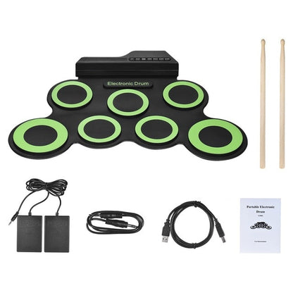 Portable Electric Drum Set Kit