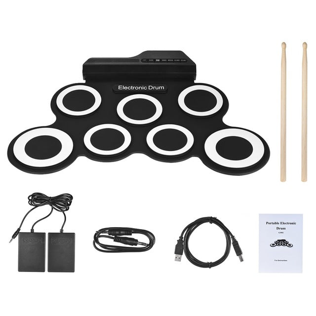 Portable Electric Drum Set Kit