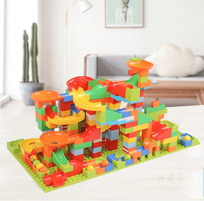 Marble Run Race Toy Track Set