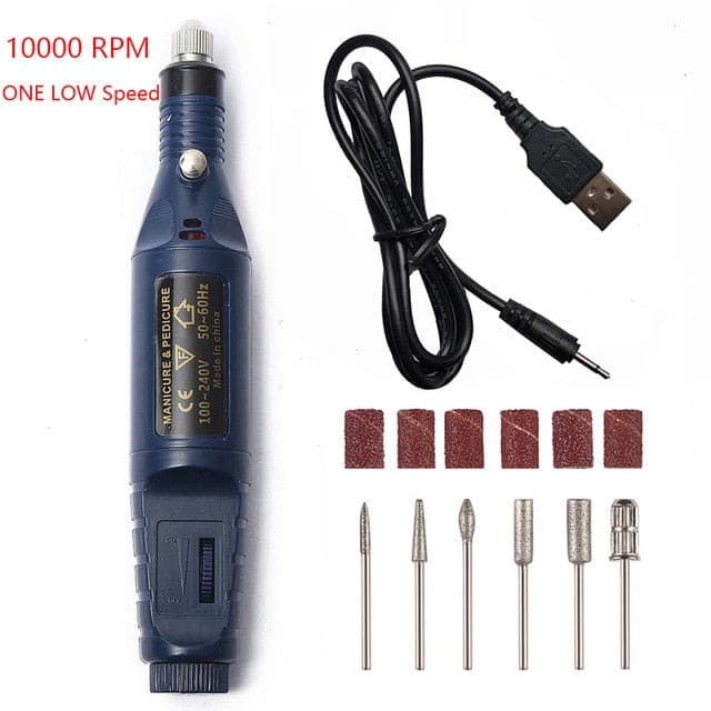 Portable Electric Nail File Drill Machine Kit.