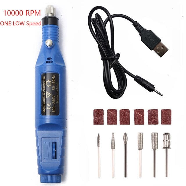 Portable Electric Nail File Drill Machine Kit.